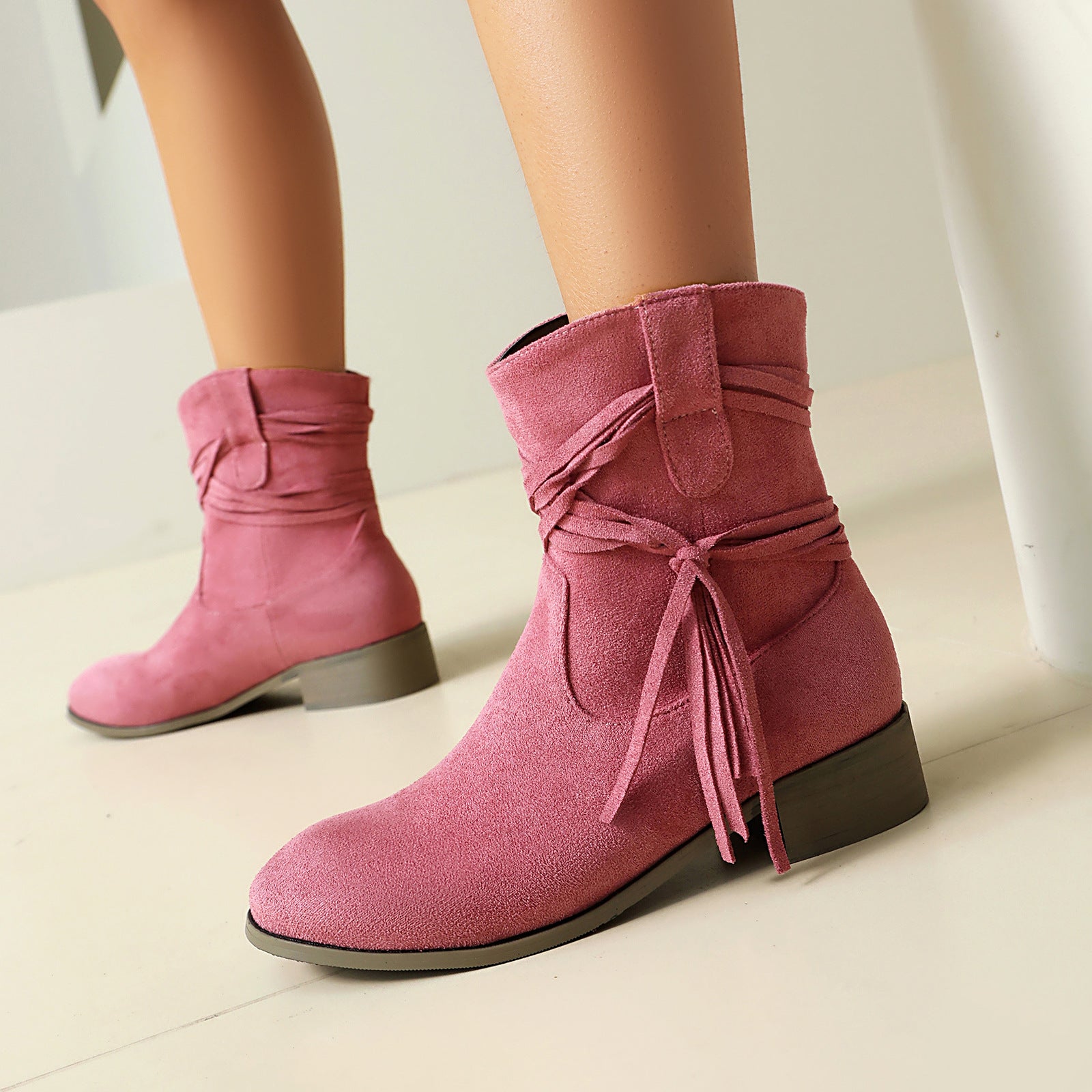 Tassel Women's Casual Ankle Boots