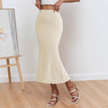 Elegant Sheath Mermaid Skirt Midi Skirt