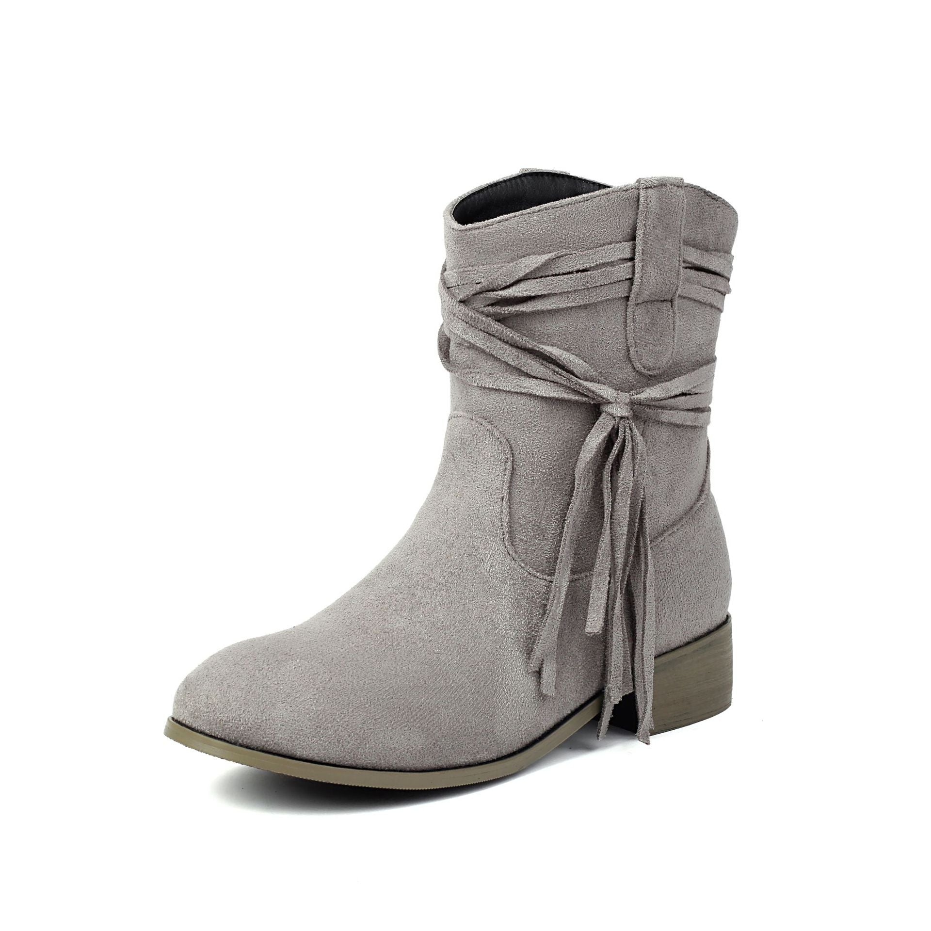 Tassel Women's Casual Ankle Boots