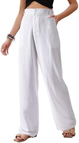 Flowing Casual Button-Down Summer Beach Pants