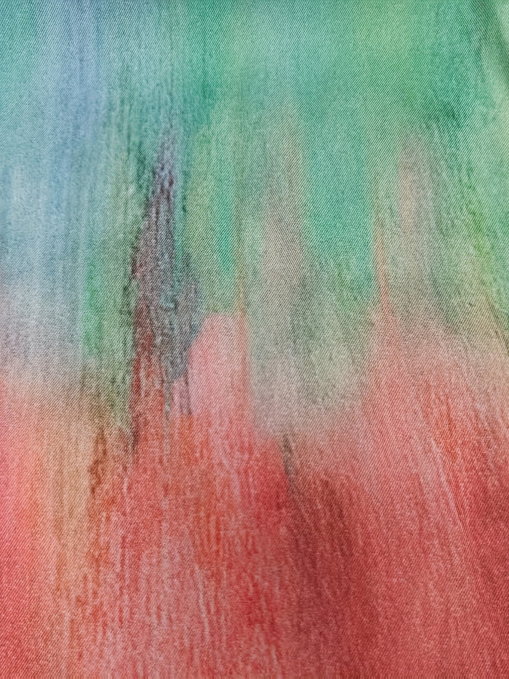 Self-pick-up Plus Size Women'S Casual Faux Denim Printed Loose Trousers Only Self-pickup Is Supported